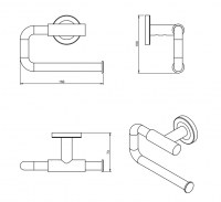 MEDIDAS PORTARROLLOS SIN TAPA ARCHITECT S+ COSMIC